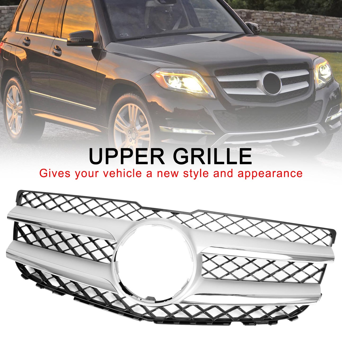 Per Mercedes-Benz GLK250 GLK350 Griglia del paraurti anteriore del cofano 2048802983