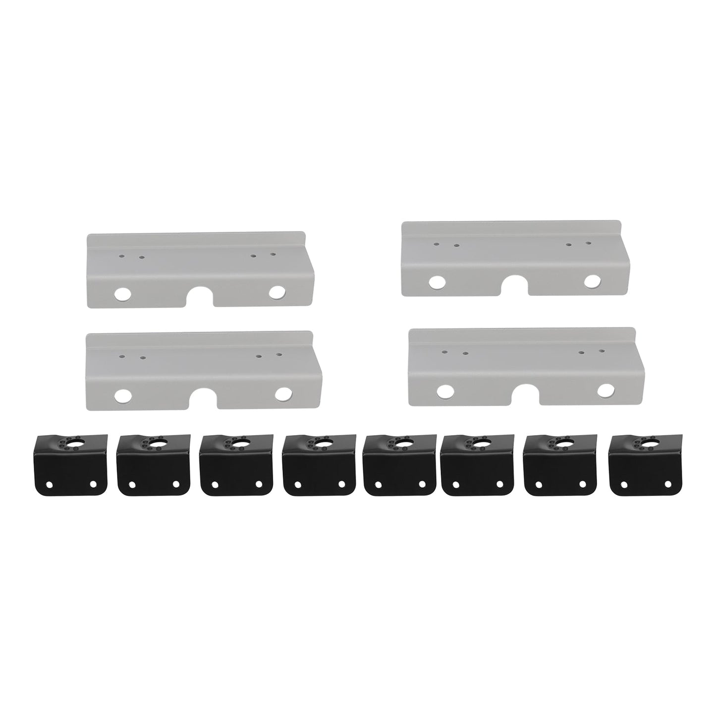 12 piastre/staffe di rinforzo per il montaggio dei sedili per VW T5 T6 2 + 1 sedili posteriori