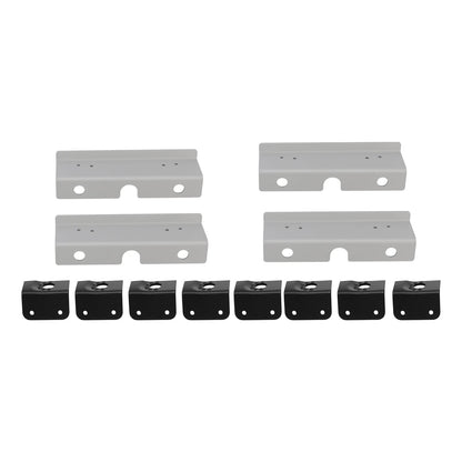 12 piastre/staffe di rinforzo per il montaggio dei sedili per VW T5 T6 2 + 1 sedili posteriori