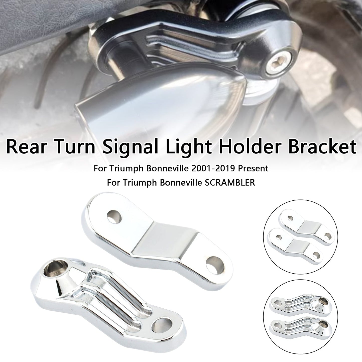 Supporto per luce indicatore di direzione posteriore per Bonneville SE T100 T120