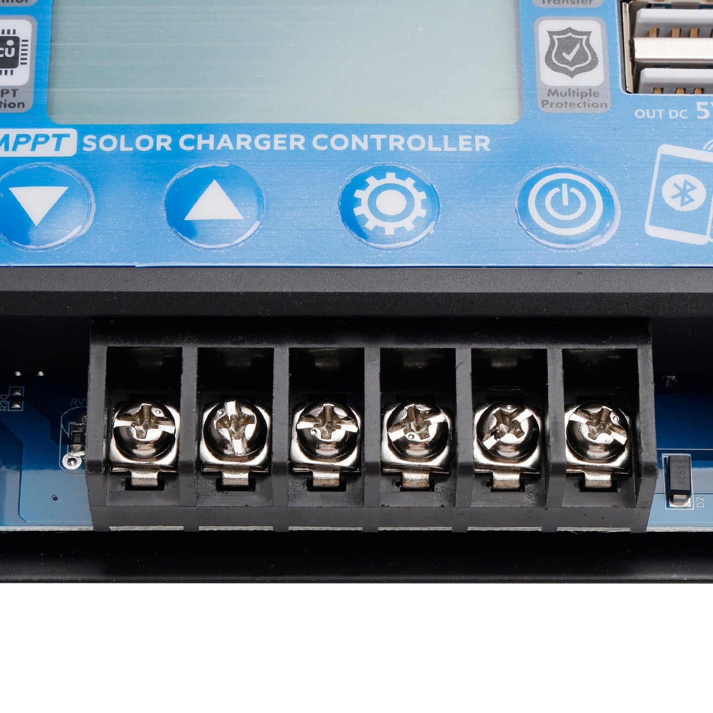 Regolatore solare MPPT dedicato con accumulo di energia Snap-On integrato da 30/60 A, Bluetooth
