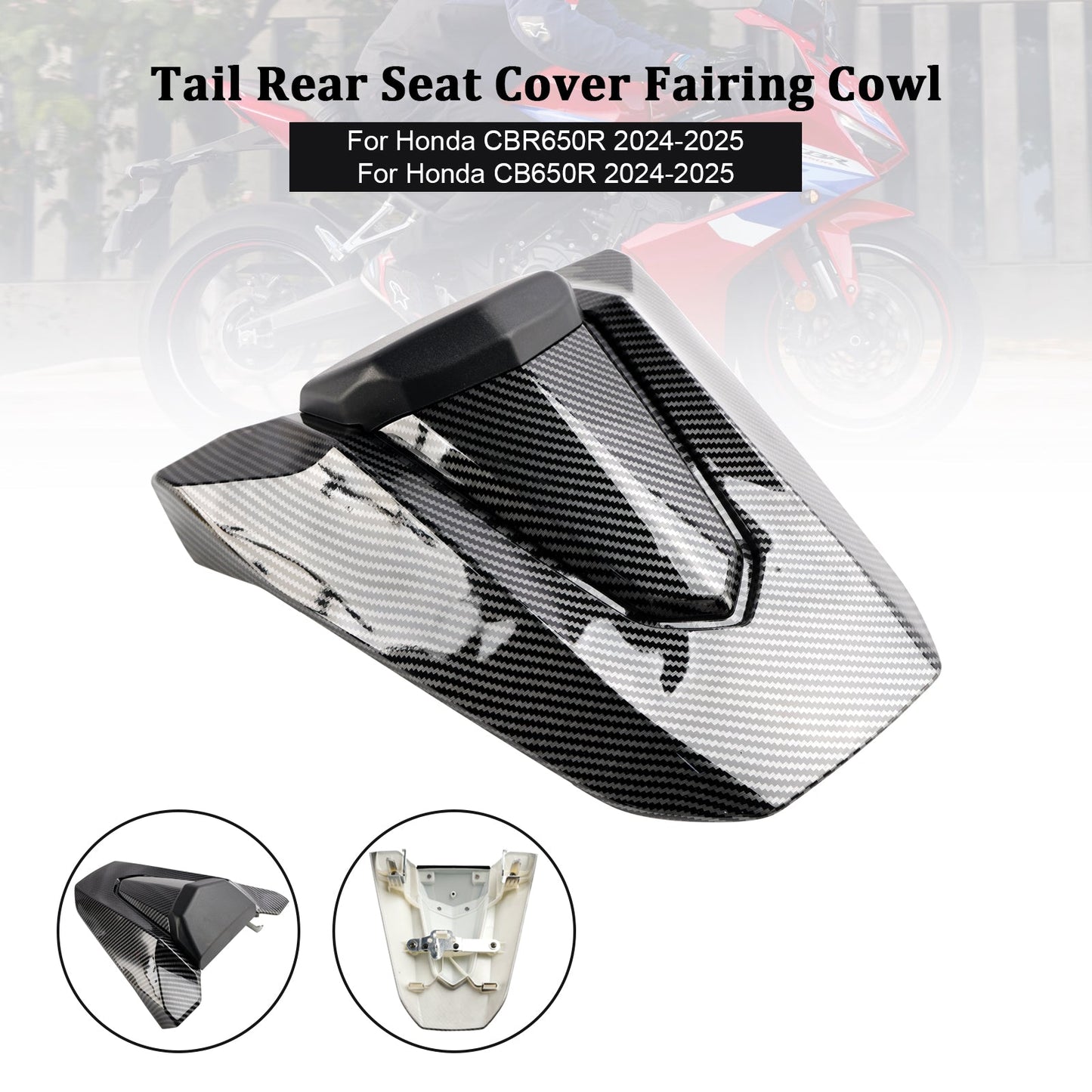 Copertura carenatura posteriore per Honda CBR650R CB650R 2024-2025