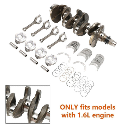 2012-2017KIA RIO1.6L 1591CC 97CU. IN. Kit pistone albero motore e biella L4 DOHC 23041-2B600