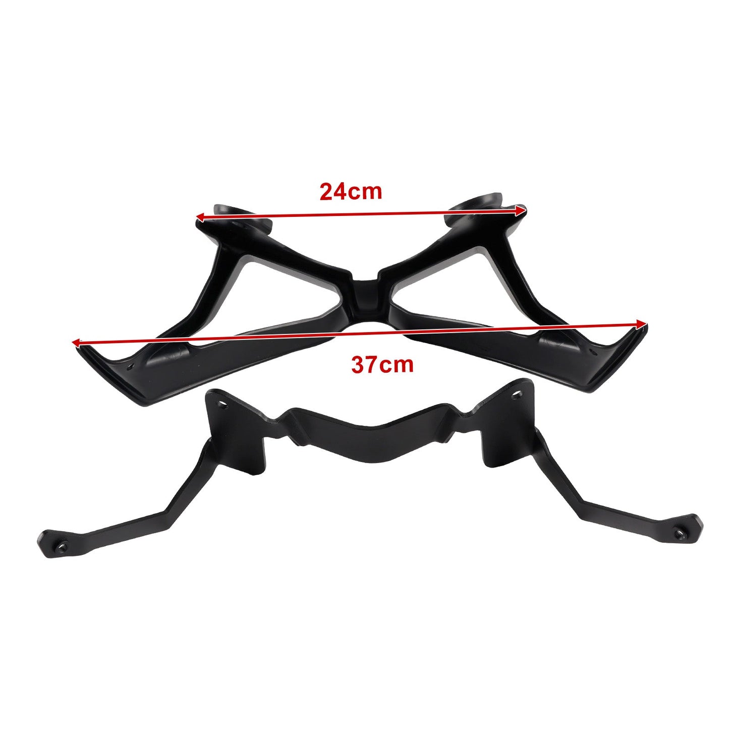 Carenatura aerodinamica con alette per faro anteriore per Yamaha MT-09 2017-2020