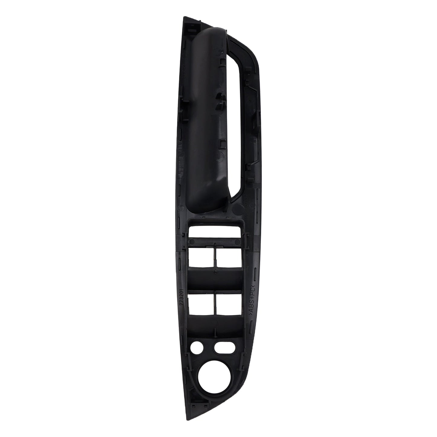 4 pezzi di rivestimento per maniglia interna della portiera nera per BMW E70 X5 E71 X6 07-14