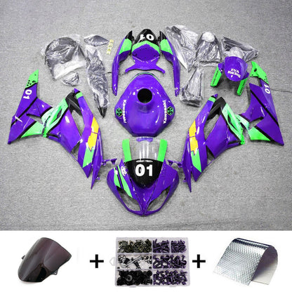 Kit carenatura iniezione in plastica ABS adatto per Kawasaki ZX6R 636 2009-2012