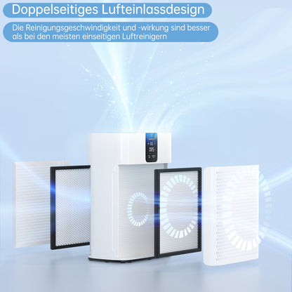Purificatore d’aria per casa – HEPA silenzioso e smart con app per peli & polvere