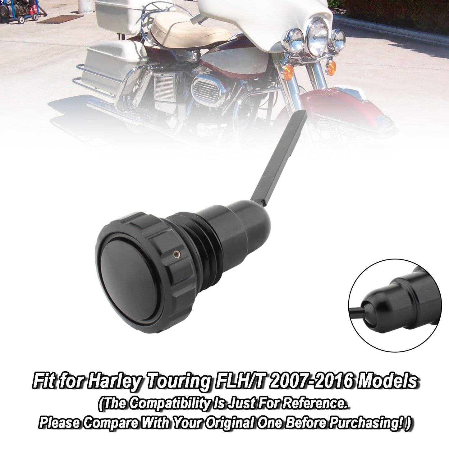 Modelli Harley Touring FLH/T 2007-2016 Tappo del tappo del serbatoio dell'astina di livello olio per Touring FLH/T