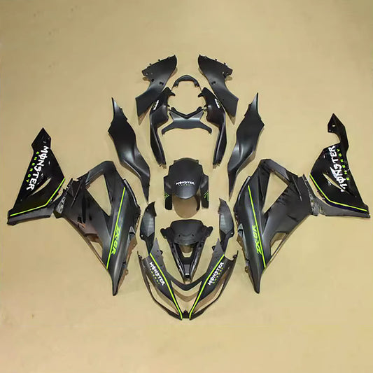 Kit carenatura iniezione in plastica ABS adatto per Kawasaki ZX6R 636 2013-2018