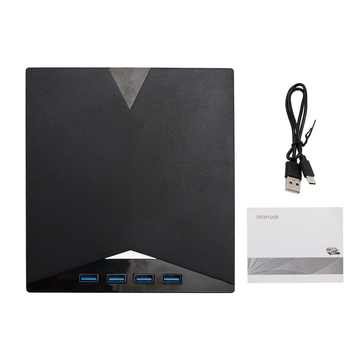 Masterizzatore BD 7 in 1 esterno USB 3.0, lettore DVD, CD, registratore 3D, lettore di film.