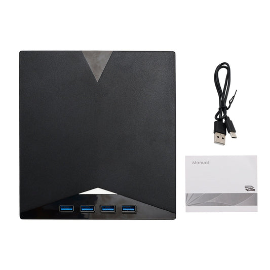 Masterizzatore BD 7 in 1 esterno USB 3.0, lettore DVD, CD, registratore 3D, lettore di film.