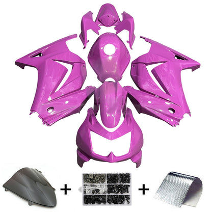 Kit carenatura iniezione in plastica ABS adatto per Kawasaki EX250 Ninja250R 2008-2012