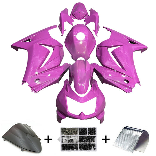 Kit carenatura iniezione in plastica ABS adatto per Kawasaki EX250 Ninja250R 2008-2012