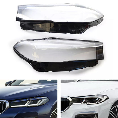 Copri-lente per fari anteriori BMW 520i 2019-2022 2 pezzi 63118084383