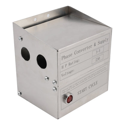 Convertitore di fase statico SCM03 HD 3-5 Hp per fresatrice, trapano, tornio e sega
