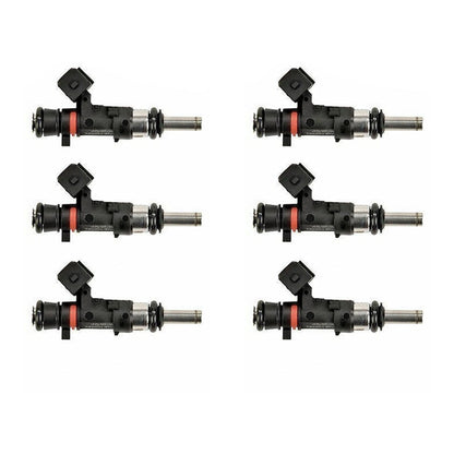 Set di 6 iniettori di carburante per Porsche 911 997 3.6 GT2 RS 2010-2011 0280158123