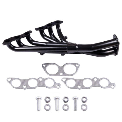 Collettore di scarico in acciaio inossidabile per Lexus IS300 2001-2005 3.0L, nero