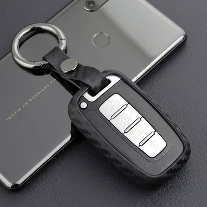 Custodia in pelle e silicone per chiave auto con fibbia per Hyundai e Smart (vecchie e vecchie)