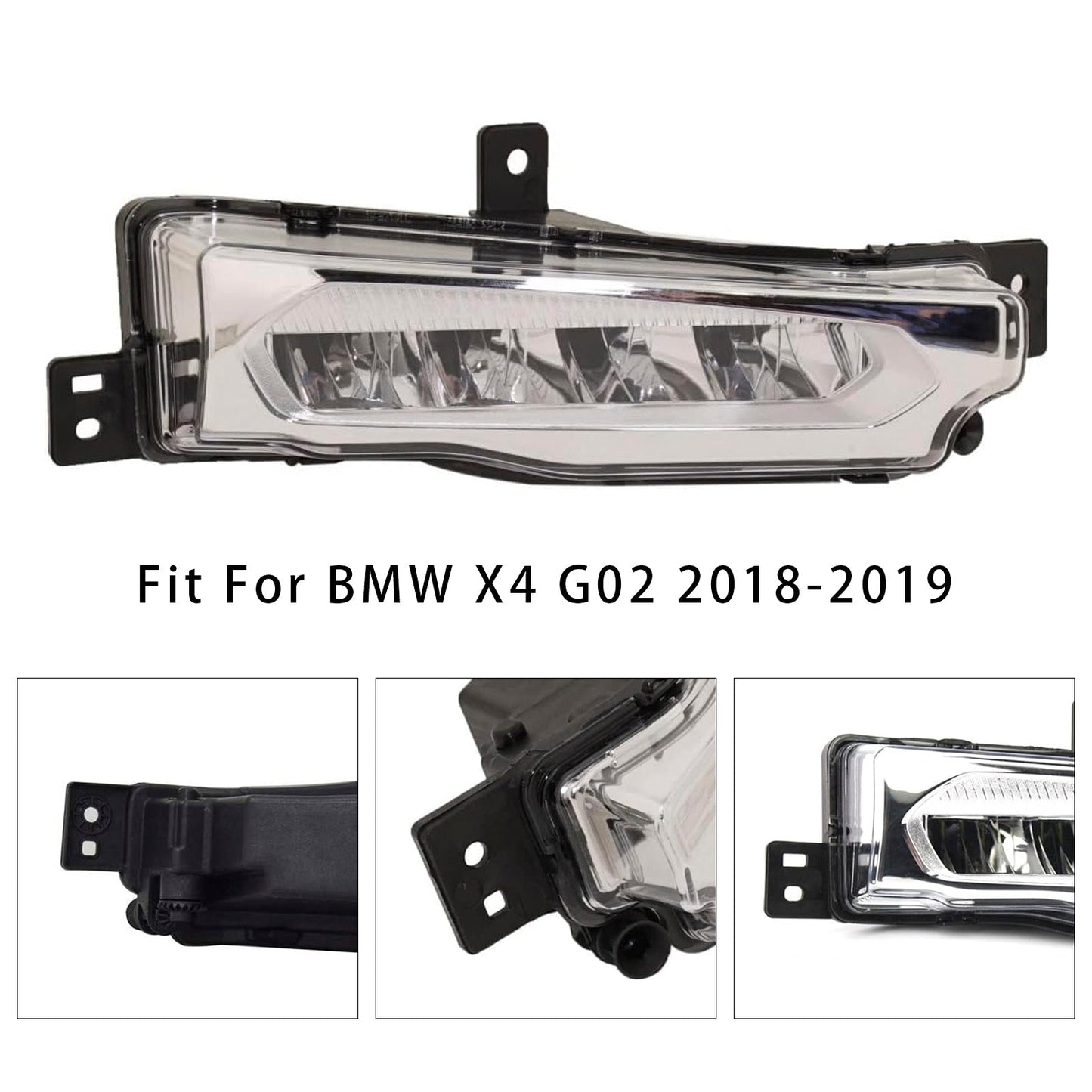 BMW X3 G01 G08 X4 G02 2018-2019, 1 pezzo, fendinebbia anteriore destro a LED, 63177412528