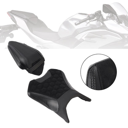 Kit sella conducente e passeggero per Kawasaki Ninja 500 Z500 2024-2025, cuscino posteriore verde