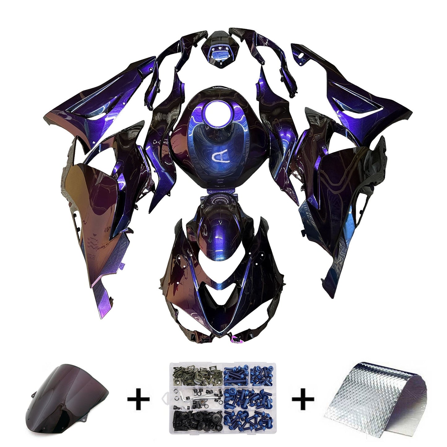 Kit carenatura iniezione in plastica ABS adatto per Kawasaki ZX-6R 2024-2026