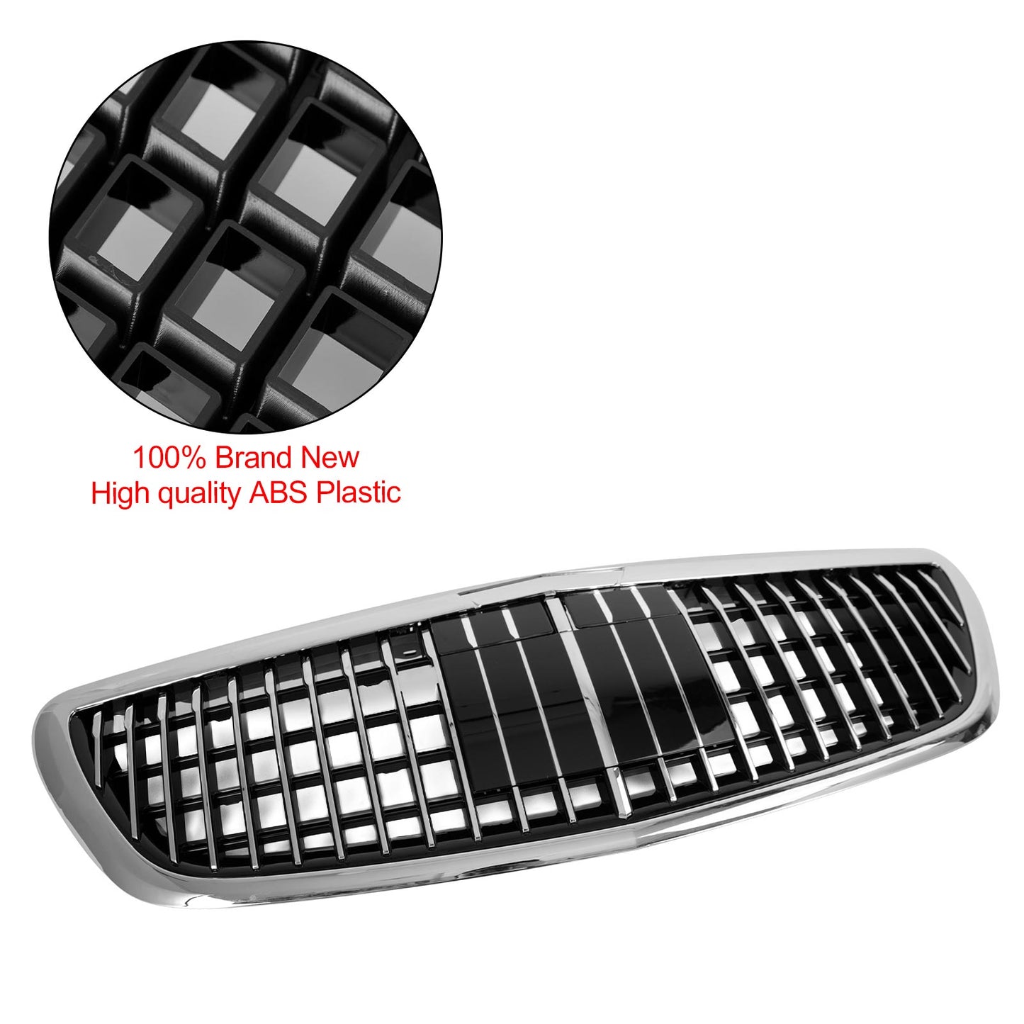 S680 Maybach Style Grille Fit Mercedes Benz W222 S Classe 2014-2020 con ACC