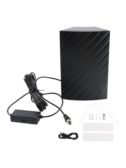 Antenna TV per interni ed esterni con doppio amplificatore Antenna TV DVB-T2 per la casa
