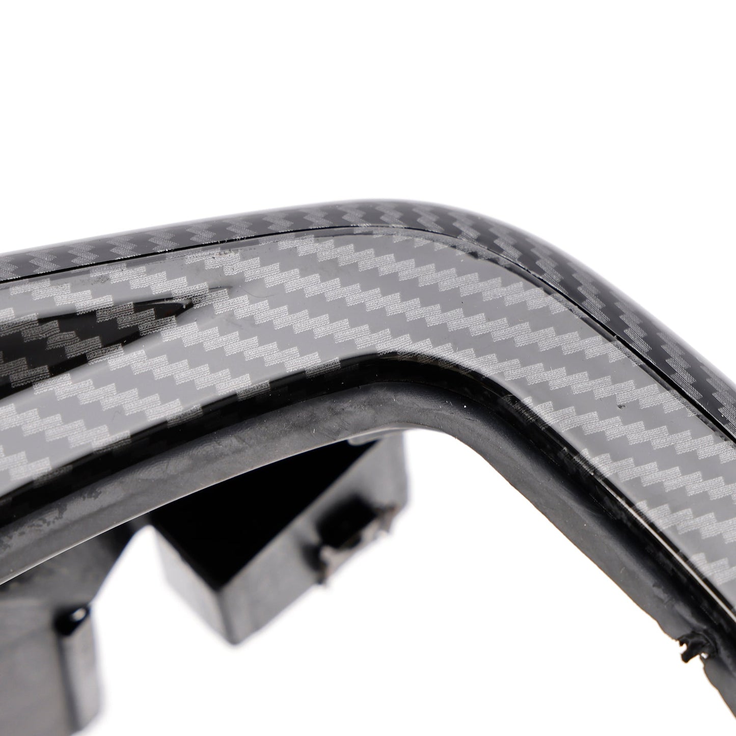 Rivestimento per console centrale auto VW Golf Jetta 1999-2005 1J1863201D con motivo in fibra di carbonio