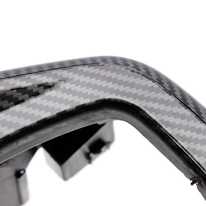 Rivestimento per console centrale auto VW Golf Jetta 1999-2005 1J1863201D con motivo in fibra di carbonio