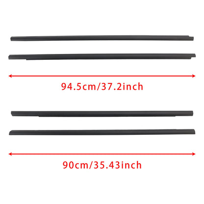 80821-8H300 Guarnizioni laterali finestrini compatibili con Nissan X-Trail 2001-2007 4 pezzi