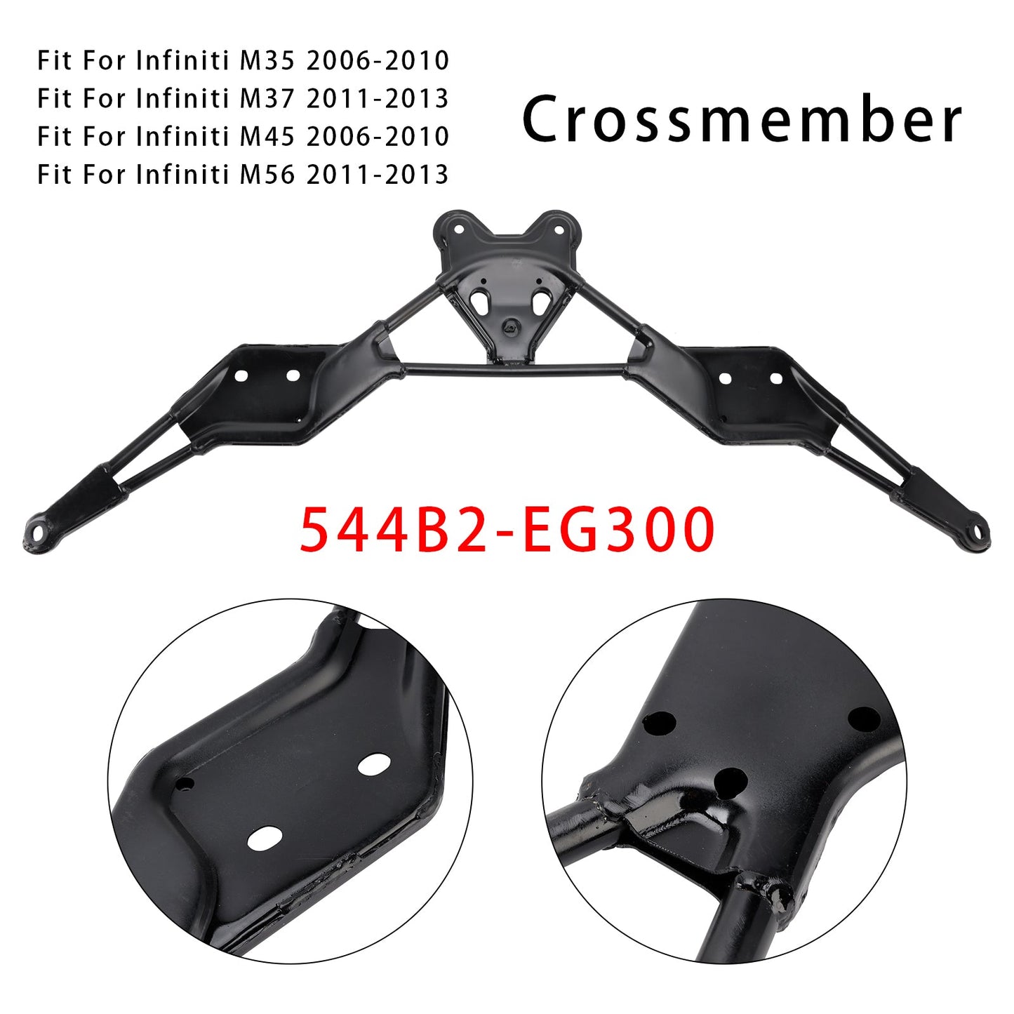 Staffa del sottotelaio della traversa anteriore Infiniti M35/M45 2006-2010 544B2-EG300
