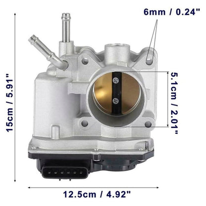 Corpo farfallato Toyota Avensis Berlina (_T25_) 2003-2008 22030-0D021
