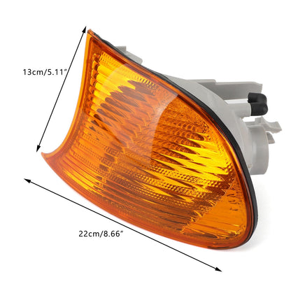 Coppia di luci laterali ambrate per BMW Serie 3 E46 Coupé 1998-2001 63126904299