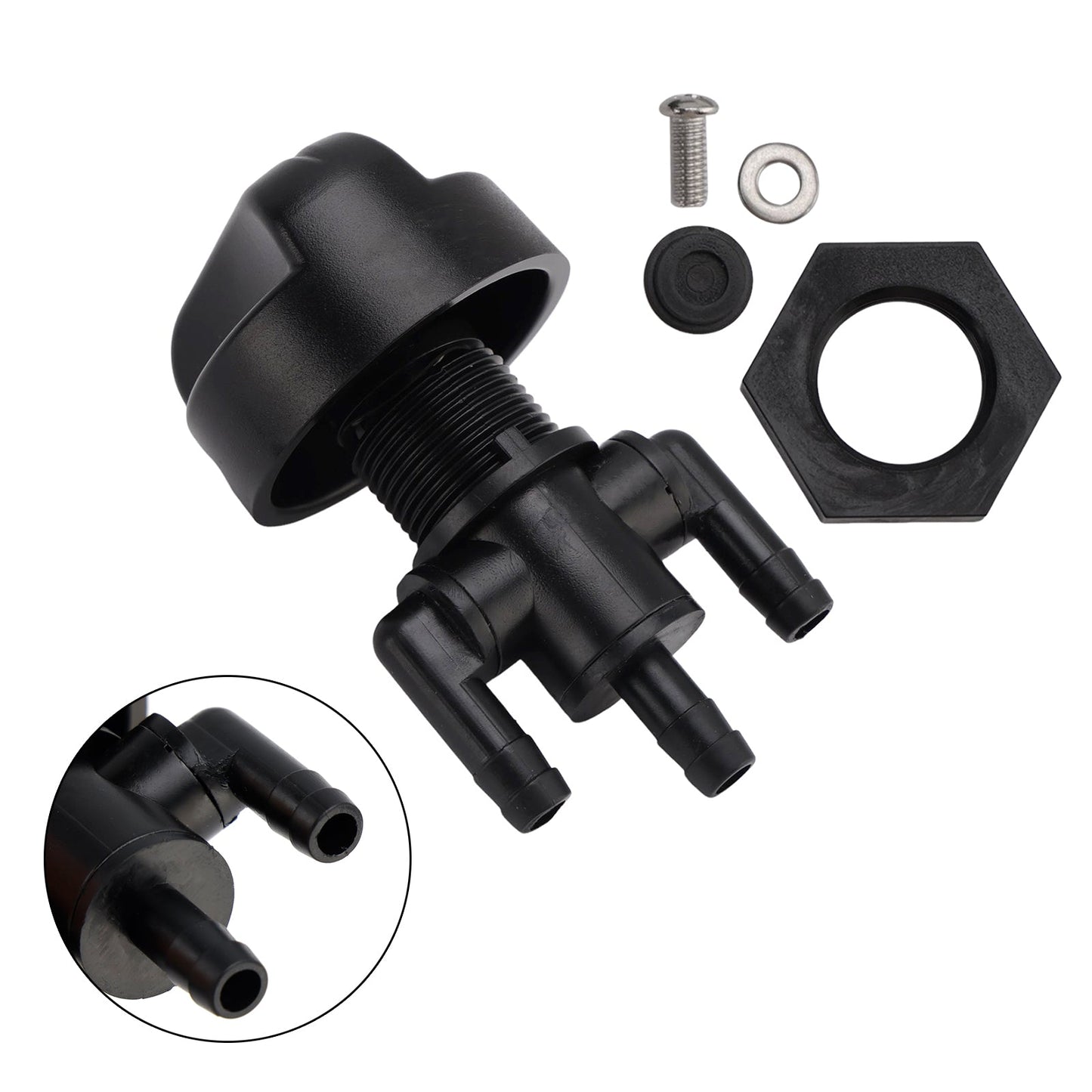 Rubinetto carburante a 3 vie 7052154 compatibile con Polaris Scrambler 400 Trail Blazer
