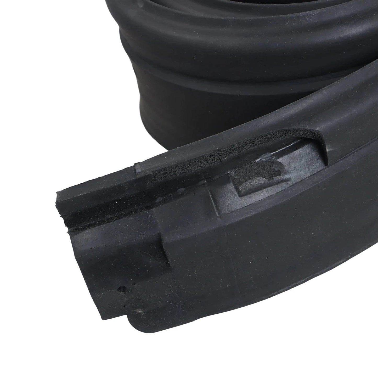 Guarnizione in gomma tra la guarnizione del cofano e il telaio del parabrezza per Jeep Wrangler YJ (1987-1995)