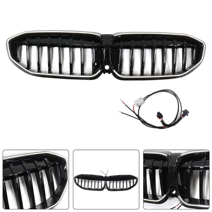 Griglia a rene nera lucida BMW Serie 3 G20 2019-2022 51138072085