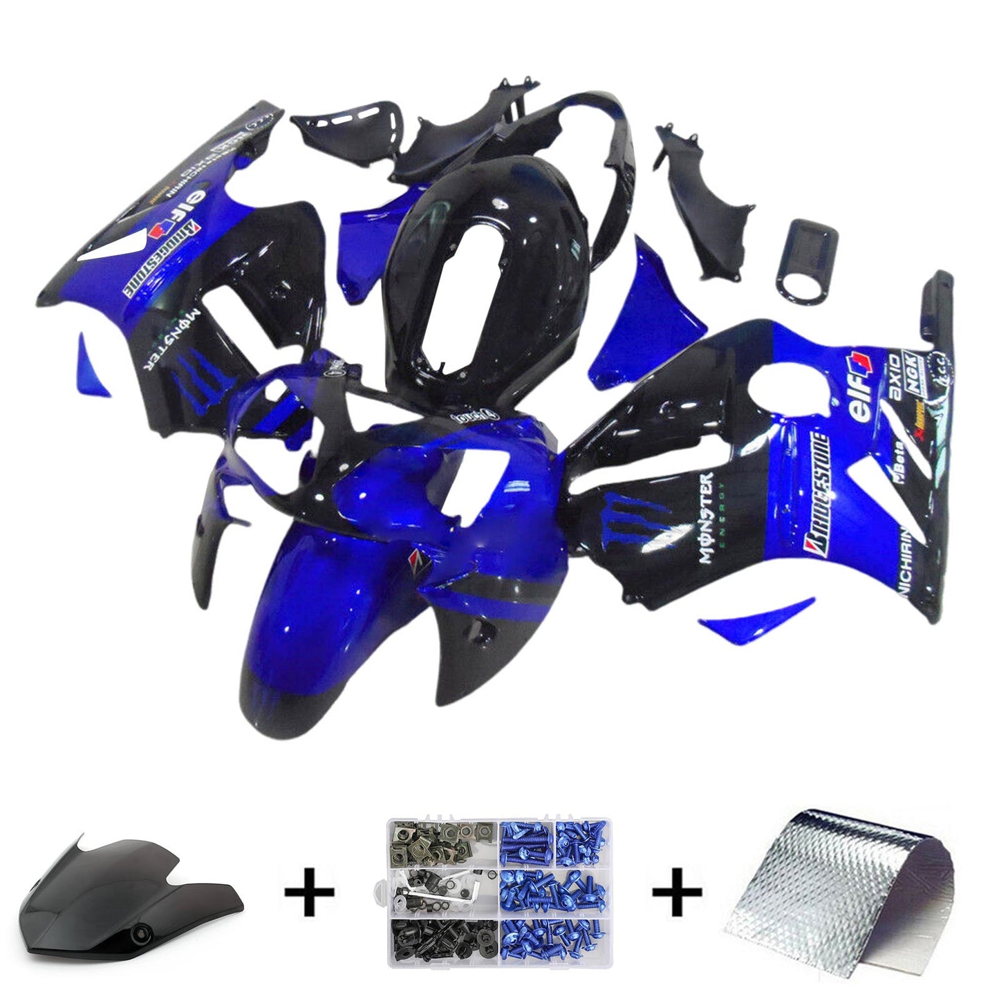 Kit carenatura iniezione Kawasaki ZX12R 2002-2005 Carrozzeria plastica ABS