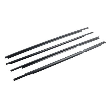 Modanatura guarnizione in vetro per porta esterna 4 pezzi per Toyota Yaris Vitz 2005-2010