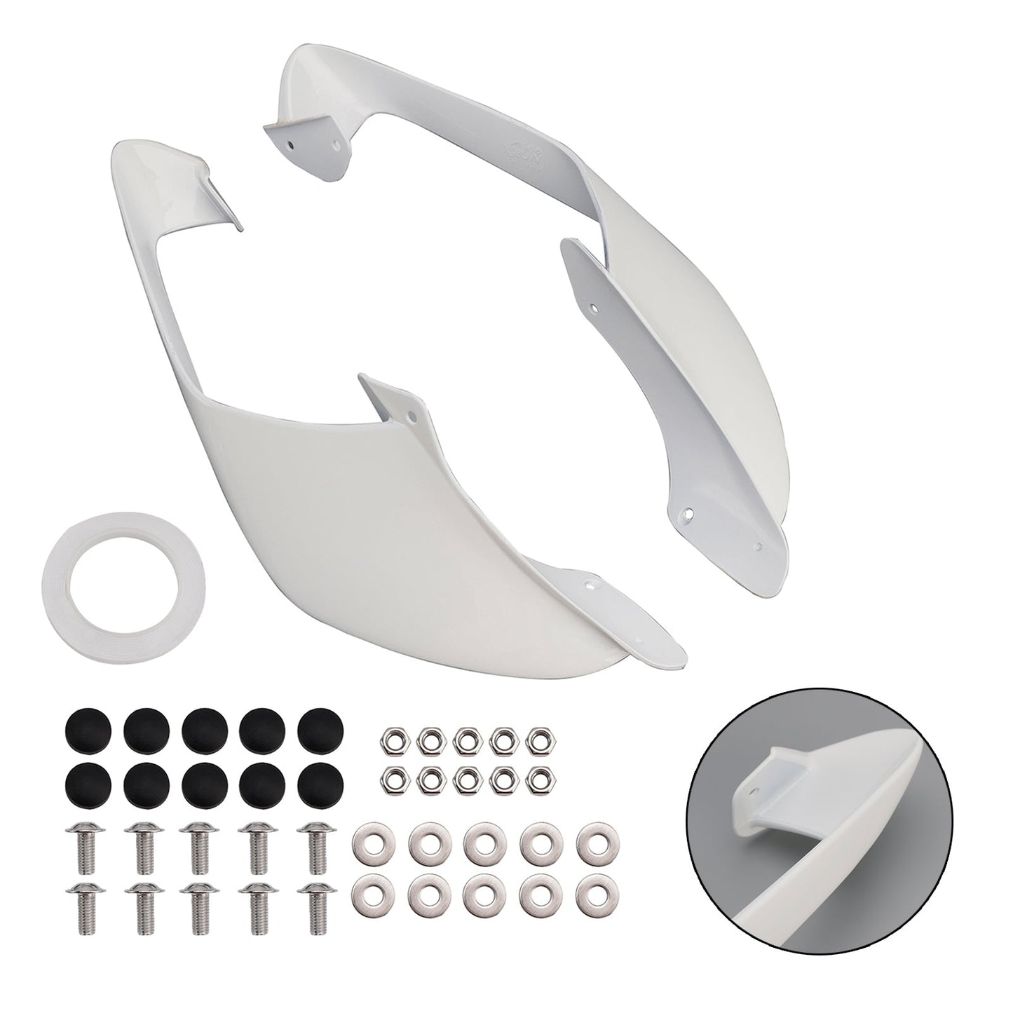 Alette laterali anteriori per Yamaha YZF R1 R1M 2021-2024, spoiler e carenatura