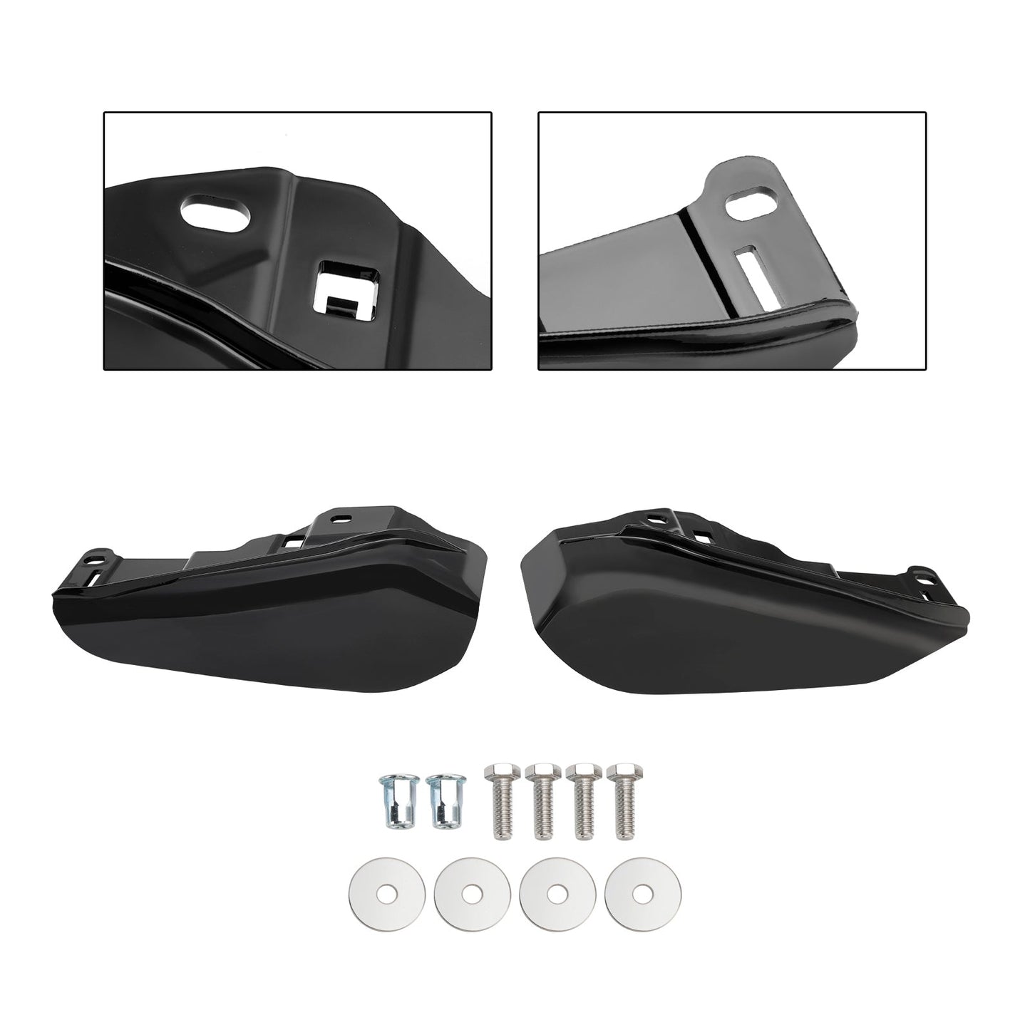 Deflettore di calore dell'aria del telaio intermedio Touring CVO Street Glide Road Glide 2023-2024