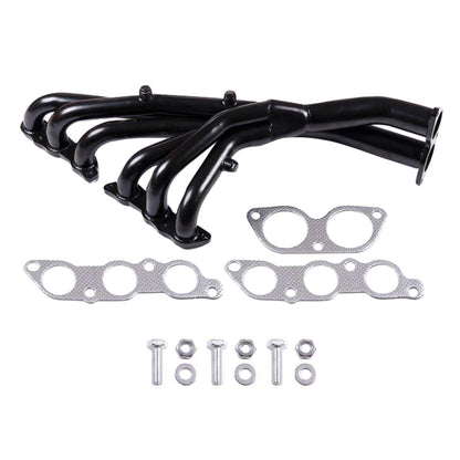Collettore di scarico in acciaio inossidabile per Lexus IS300 2001-2005 3.0L, nero