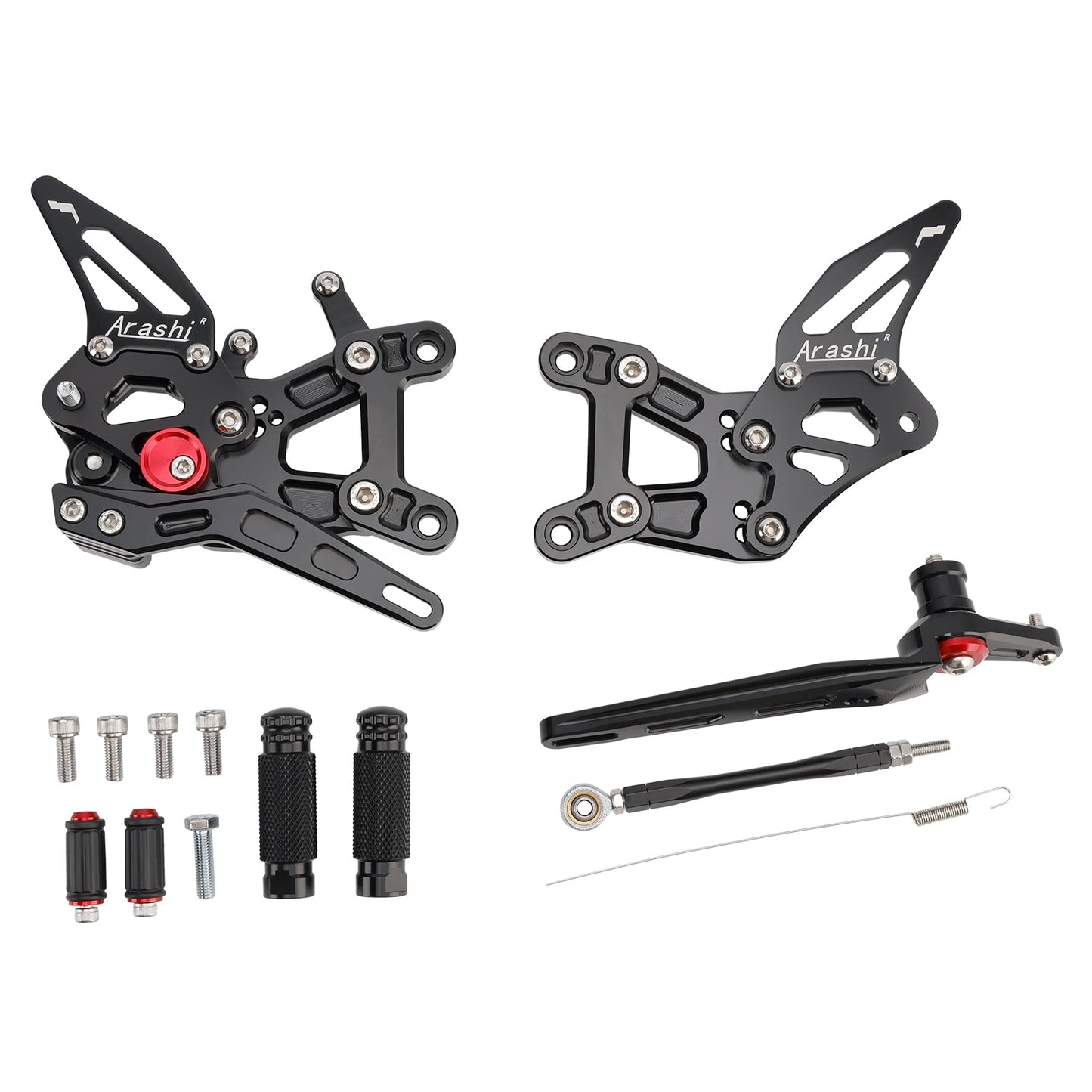 Pedane arretrate regolabili SP Racing per Honda CBR1000RR-R 2021-2025