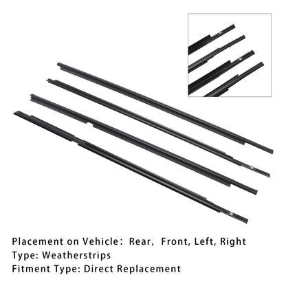 Guarnizione esterna per cintura in vetro della portiera Toyota Yaris Hatchback 2006-2013 (4 pezzi)