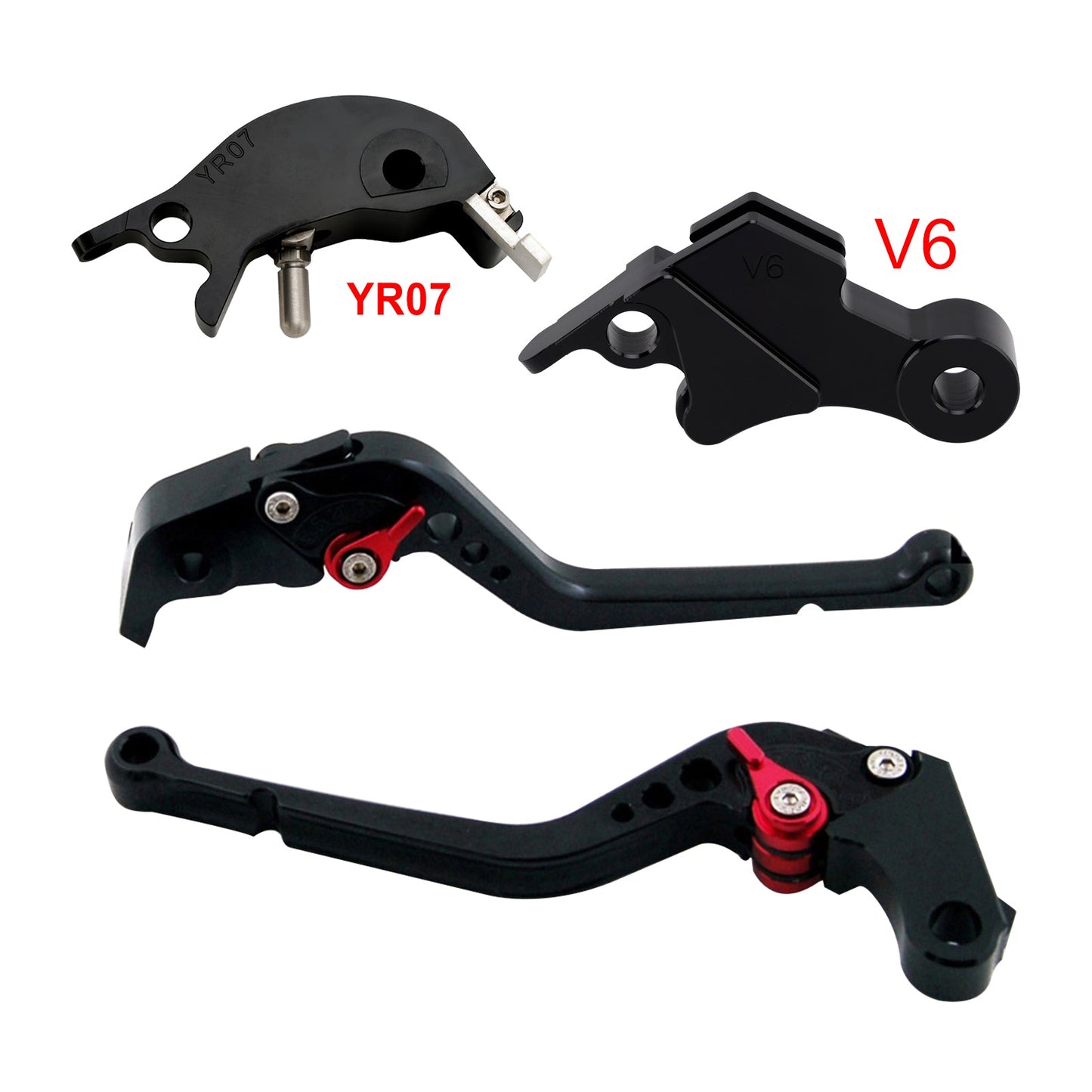 Leva frizione freno lunga adatta per YAMAHA XSR900 XSR900GP MT-09 MT-09SP 2024-2025