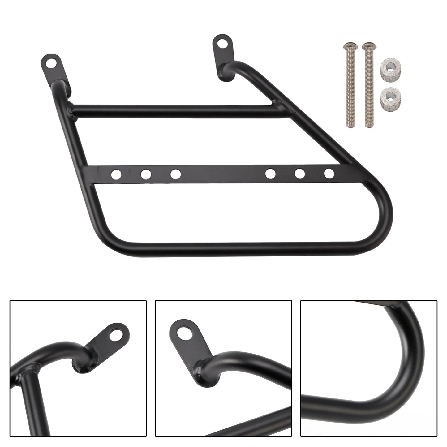 Supporto per borsa laterale Roral Enfield Meteor 350 2021-2024, nero