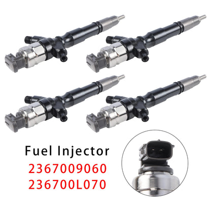 Iniettori di carburante (4 pezzi) per Toyota Hilux Hiace 2KD-FTV 2.5L Motore 095000-8530