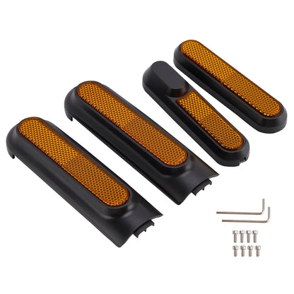 Set di 4 coperture laterali per scooter con catarifrangente posteriore per Xiaomi 4 Pro (1a generazione)