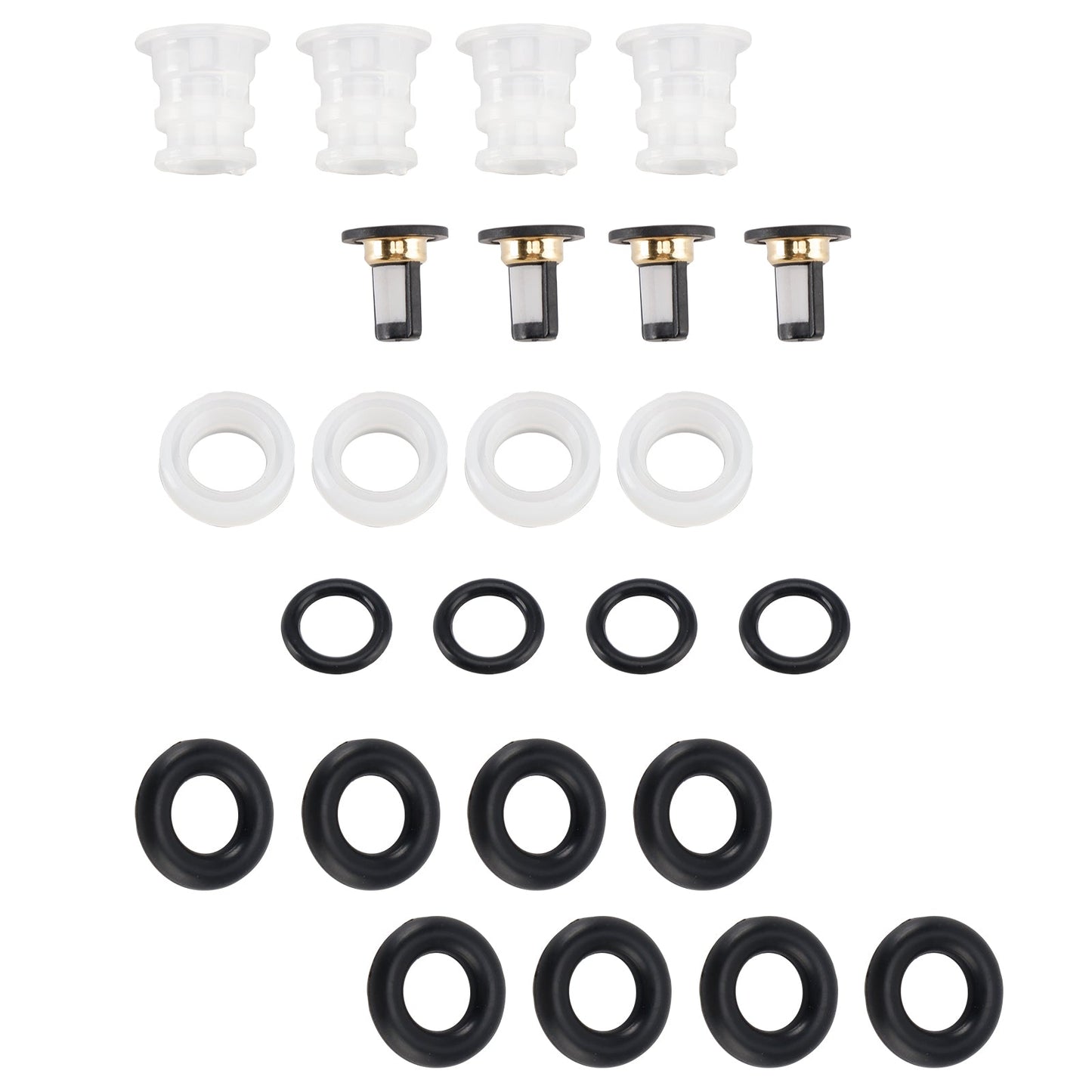 Kit di revisione iniettori carburante 4 pezzi Acura RSX 2.0L-L4 2002-2004 16450-PNE-G01