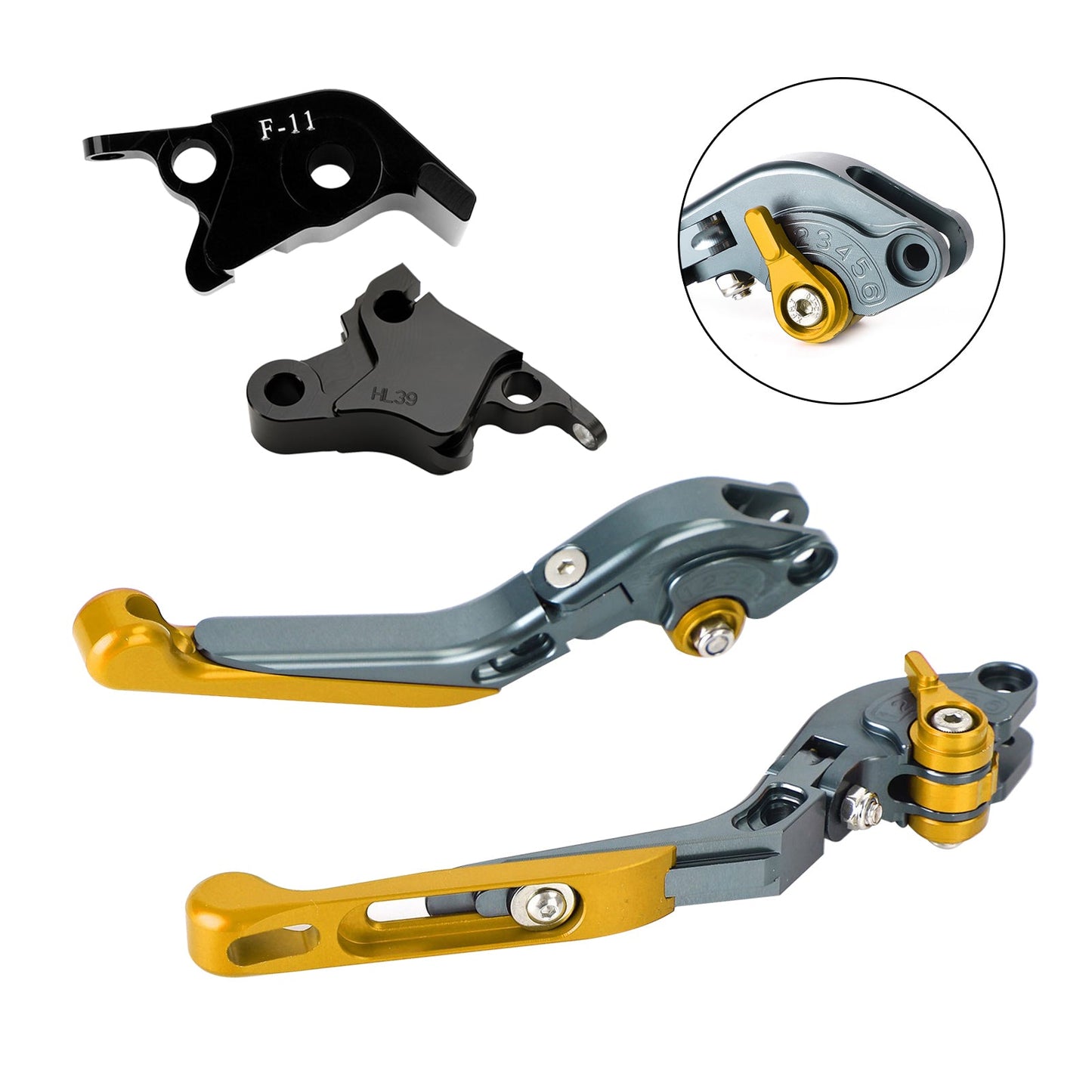 Leva freno frizione regolabile adatta per CFMOTO 700CL-X Sport 2021-2024