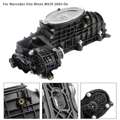 Collettore di aspirazione per minibus Mercedes Sprinter 5-T dal 2006 con motore attuatore 6510905737 A6511500094